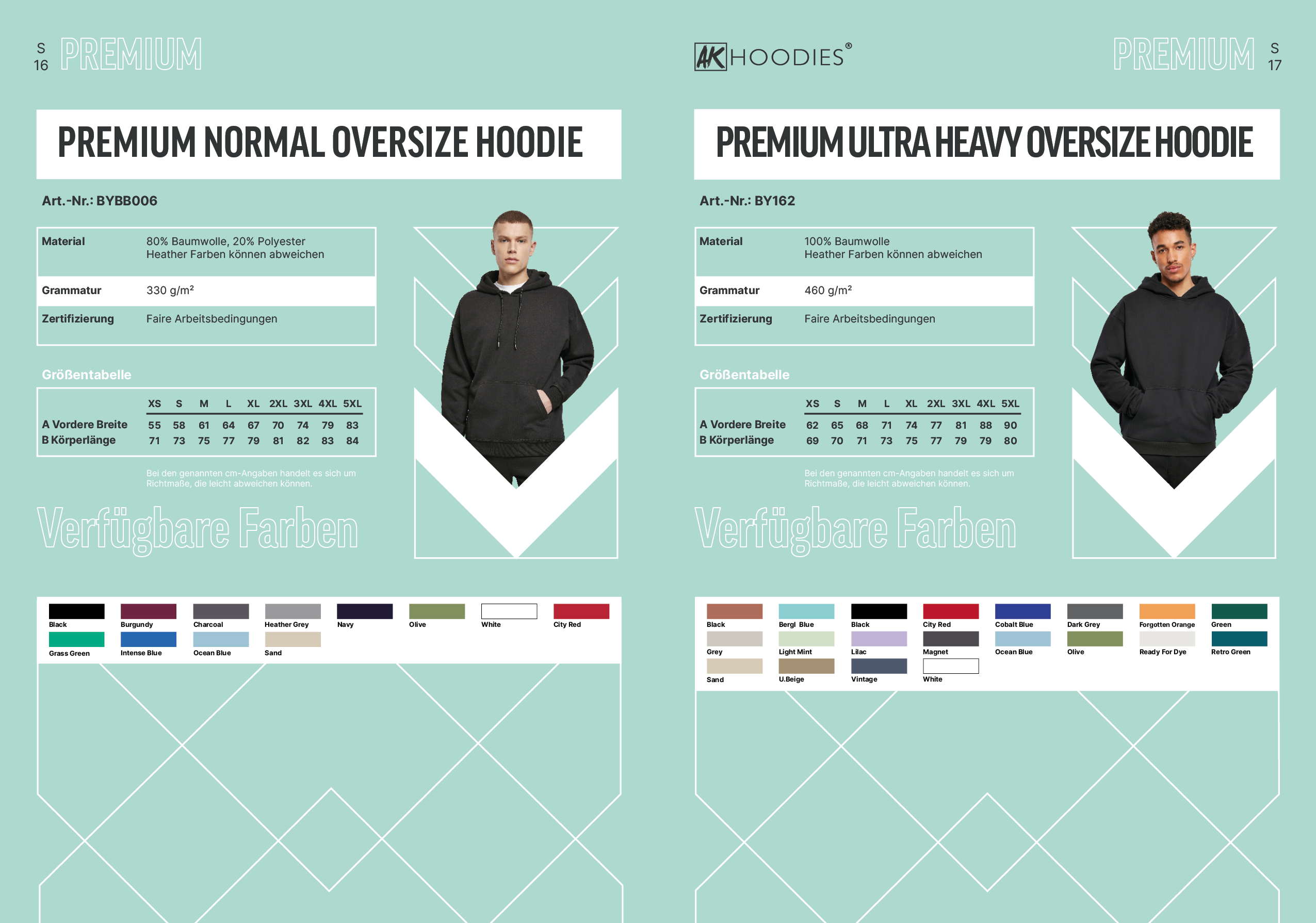 Hoodie, Oversize, Pullover, Unisex, Kapuzenpullover, Hoodie, Oversize, Unisex, Baumwolle, Grau