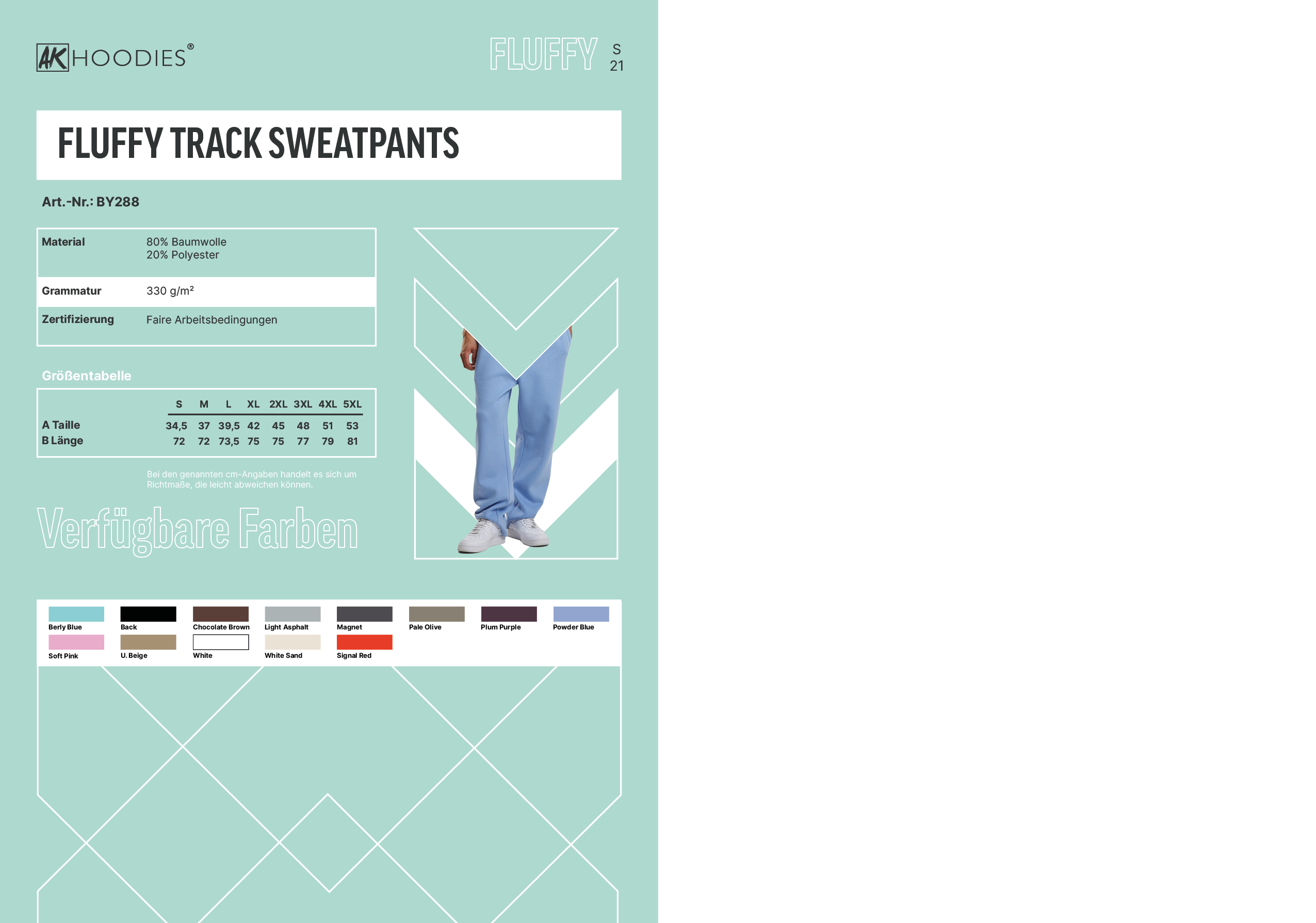 Trackhosen, Sweatpants, Fluffy, Hellblau, Hose, Trackhosen, Sweatpants, Fluffy, Stretch, Blau